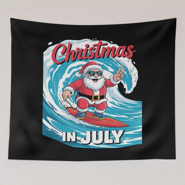 Item preview, Funny Christmas In July Hawaii Santa Beach Summer Vacation25  designed and sold by VerseFarm.