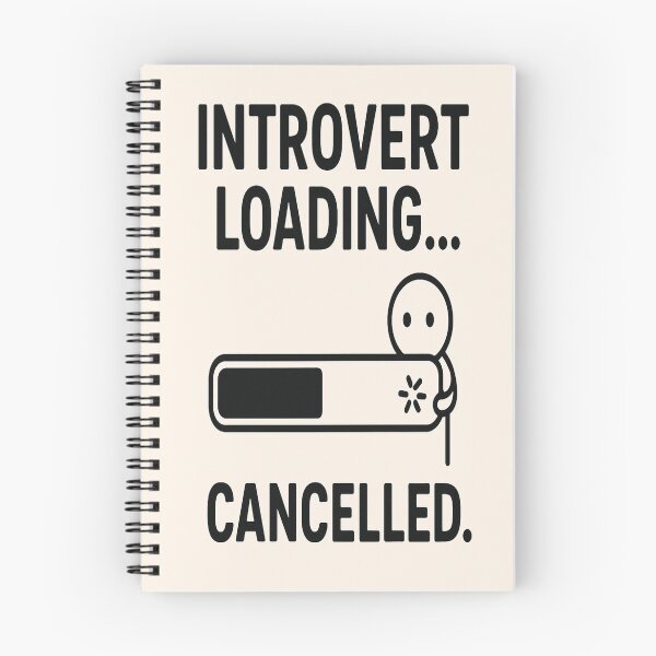 Item preview, Funny Introvert Loading Cancelled Graphic Art designed and sold by HiteshArt111.