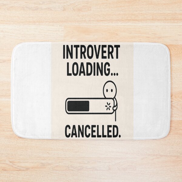 Item preview, Funny Introvert Loading Cancelled Graphic Art designed and sold by HiteshArt111.