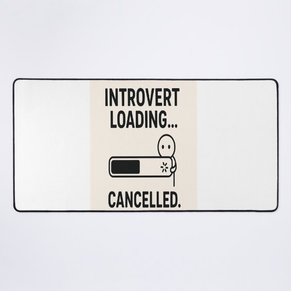 Item preview, Funny Introvert Loading Cancelled Graphic Art designed and sold by HiteshArt111.