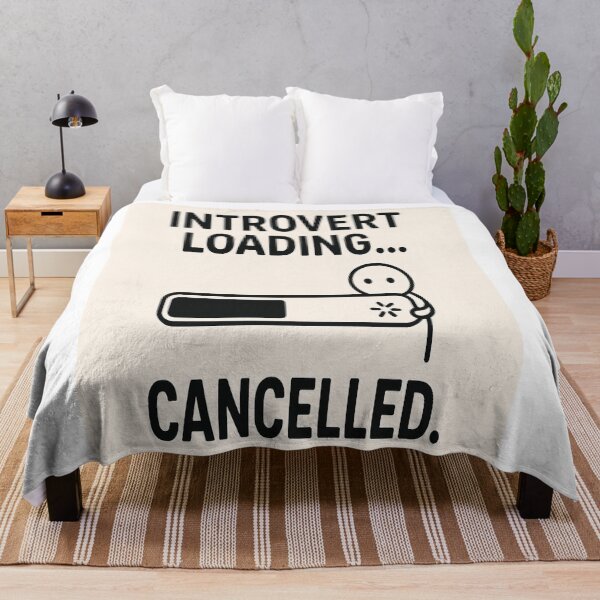Item preview, Funny Introvert Loading Cancelled Graphic Art designed and sold by HiteshArt111.