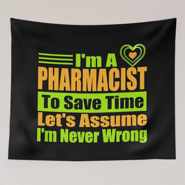 Item preview, Expert Pharmacist Wisdom: Funny Chemist Slogan | Best Novelty Gift for Pharmacy Dad, Mom & Medical Professional designed and sold by karibov.