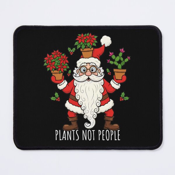 Item preview, Christmas Santa Plants Not People Design designed and sold by MTJ-Mushrooms.