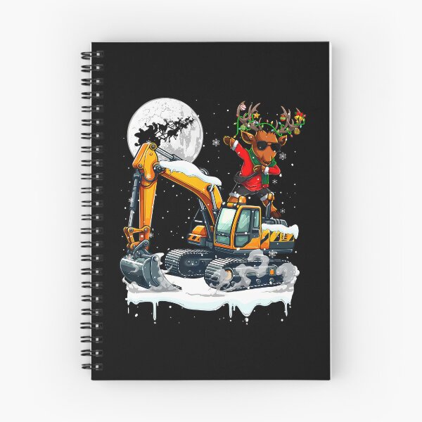 Item preview, Dabbing Reindeer On Excavator Truck Christmas Driver Lover designed and sold by JeneMindy.