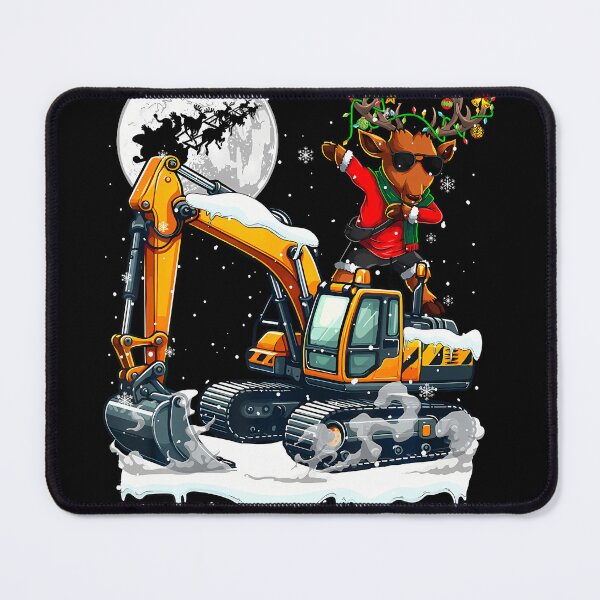 Item preview, Dabbing Reindeer On Excavator Truck Christmas Driver Lover designed and sold by JeneMindy.