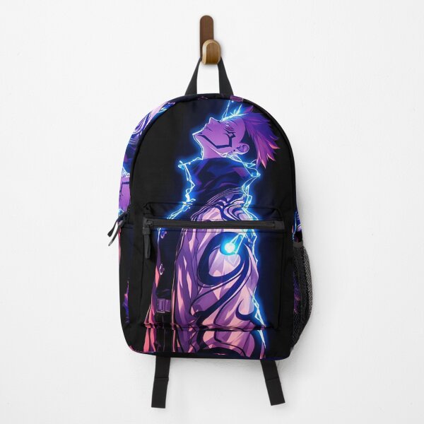 Item preview, Neon Cursed Energy Warrior – Electric Aura Anime Art designed and sold by Dyan4.