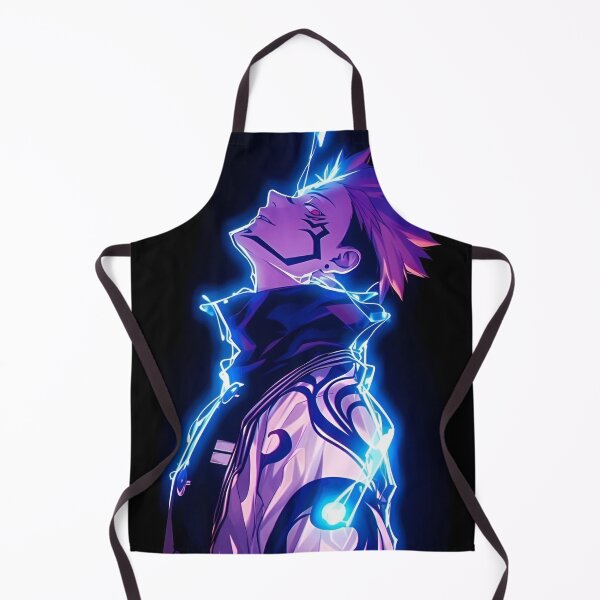 Item preview, Neon Cursed Energy Warrior – Electric Aura Anime Art designed and sold by Dyan4.