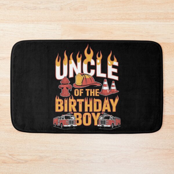 Item preview, Uncle of the Birthday Boy Fire Truck Firefighter Bday designed and sold by ShelFisher.