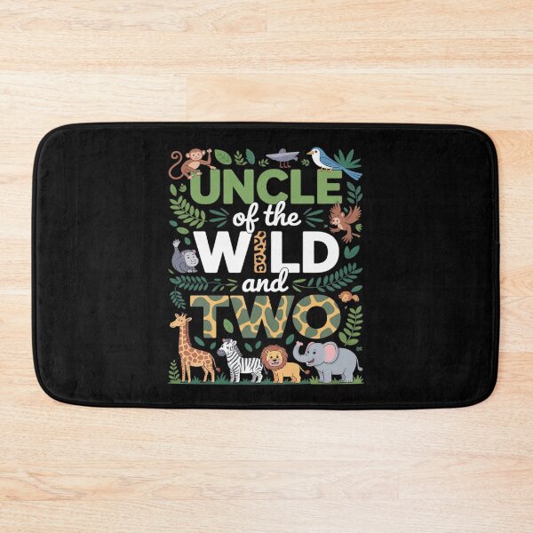 Item preview, Uncle Of The Wild and Two 2nd Birthday Zoo Safari Jungle designed and sold by ShelFisher.