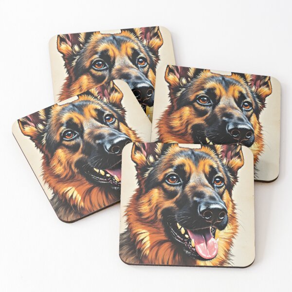Item preview, Canine Pawtrait - German Shepherd dog designed and sold by Petalandfur.