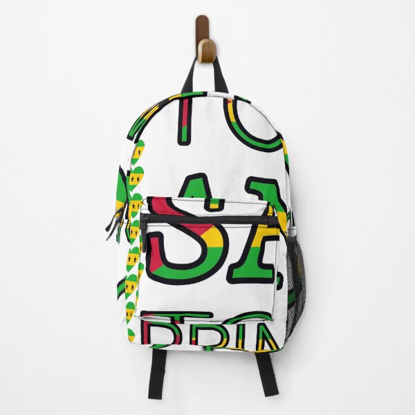 Item preview, Sao Tome And Principe Flag Letters And Hearts designed and sold by TheIconSmith.