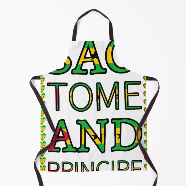 Item preview, Sao Tome And Principe Flag Letters And Hearts designed and sold by TheIconSmith.