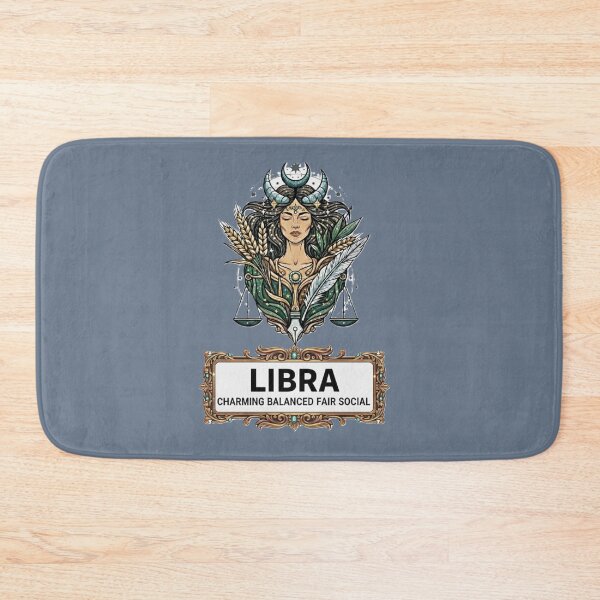 Item preview, Libra Zodiac Sign — Goddess Of Balance Illustration designed and sold by DroolWorthyUS.