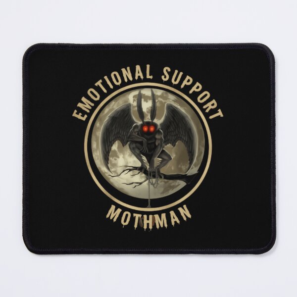 Item preview, Emotional Support Mothman Funny Saying For Chaotic Days designed and sold by SkeletonsDanger.