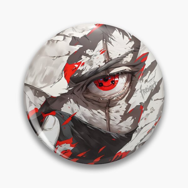 Item preview, Red-Eyed Warrior Unveiled – Dynamic Anime Style Illustration designed and sold by Dyan4.