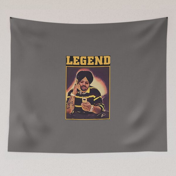 Item preview, LEGEND-SIDHU-MOOSE-WALA-T-SHIRT-RIP-MOOSE-WALA-FANS designed and sold by FredLauerd.
