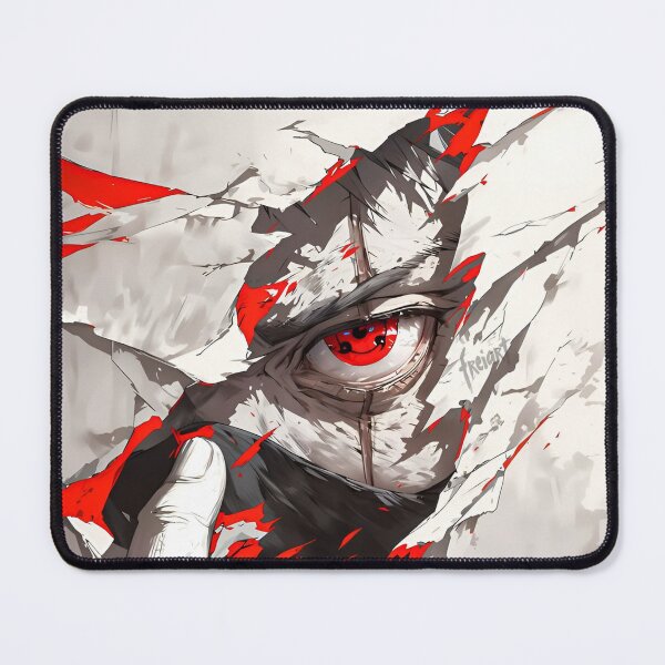 Item preview, Red-Eyed Warrior Unveiled – Dynamic Anime Style Illustration designed and sold by Dyan4.