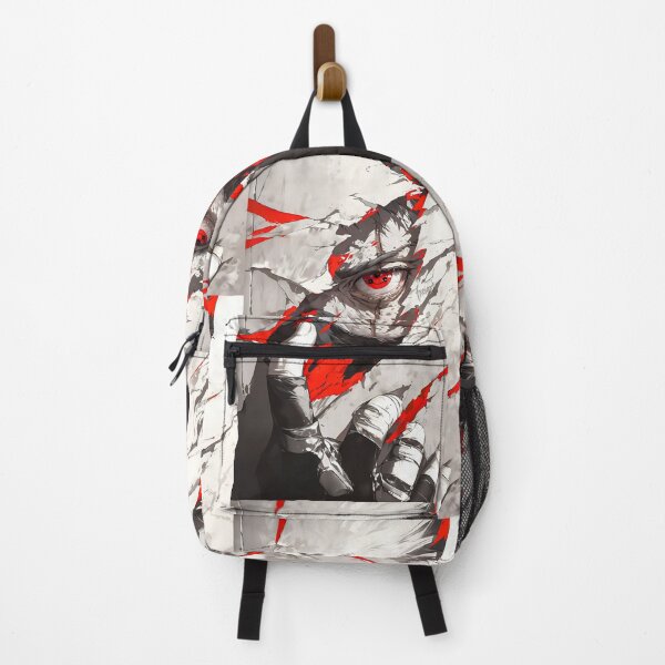 Item preview, Red-Eyed Warrior Unveiled – Dynamic Anime Style Illustration designed and sold by Dyan4.