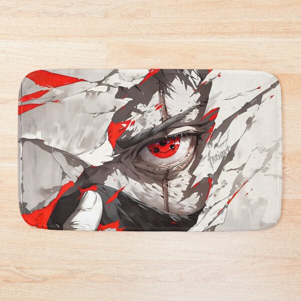 Item preview, Red-Eyed Warrior Unveiled – Dynamic Anime Style Illustration designed and sold by Dyan4.