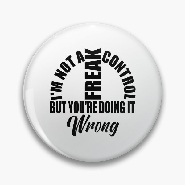 Item preview, Funny Control Freak Sarcastic Quote: Expert Perfectionist Motto | Best Humor Gift for Boss, Mom, Dad & Friends designed and sold by karibov.