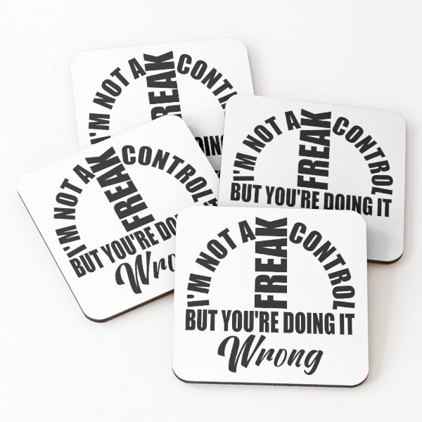 Item preview, Funny Control Freak Sarcastic Quote: Expert Perfectionist Motto | Best Humor Gift for Boss, Mom, Dad & Friends designed and sold by karibov.