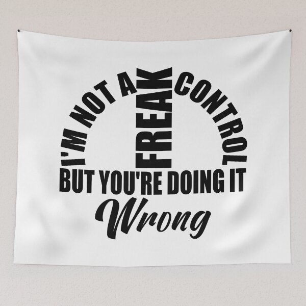 Item preview, Funny Control Freak Sarcastic Quote: Expert Perfectionist Motto | Best Humor Gift for Boss, Mom, Dad & Friends designed and sold by karibov.