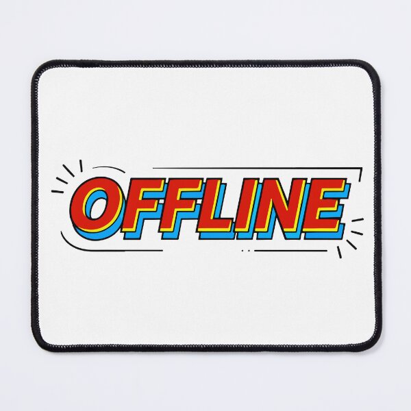 Item preview, OFFLINE - Retro Comic Book Pop Art Typography designed and sold by iwzzuel.