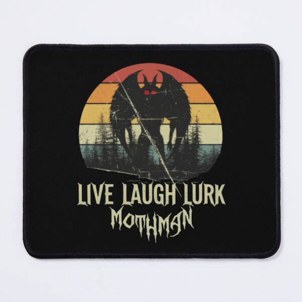 Item preview, Mothman Live Laugh Lurk Keeper of Midnight Secrets designed and sold by SkeletonsDanger.
