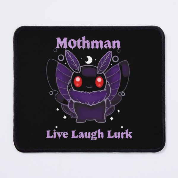Item preview, Live Laugh Lurk Mothman Wanderer of Hidden Forests designed and sold by SkeletonsDanger.