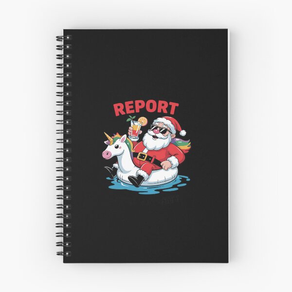Item preview, Mid-Year Report Still Naughty Xmas In July Dabbing Santa 1  designed and sold by RsFilsingerArt.