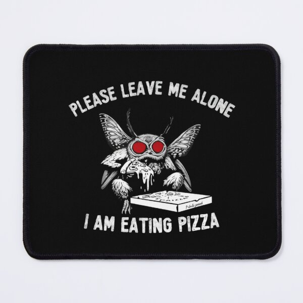 Item preview, Eating Pizza Funny Mothman Herald of Strange Wonders designed and sold by SkeletonsDanger.
