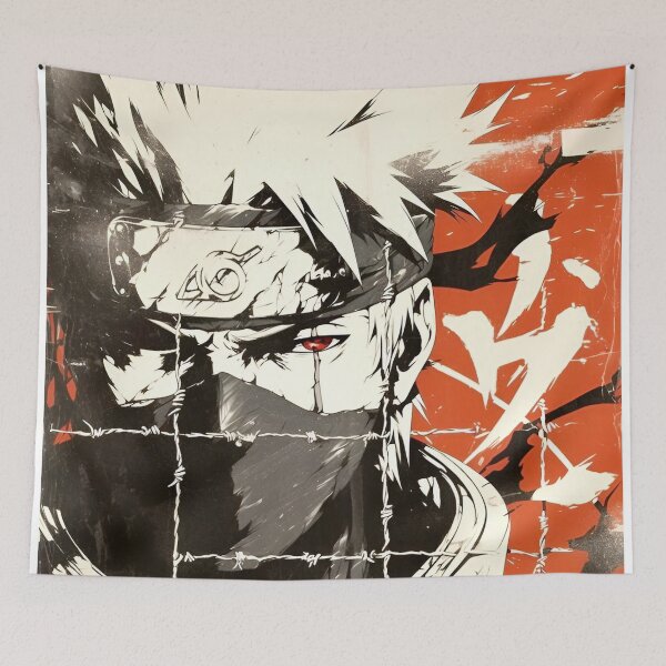 Item preview, Masked Elite Ninja – Red Eye Warrior Ink Style Art designed and sold by Dyan4.