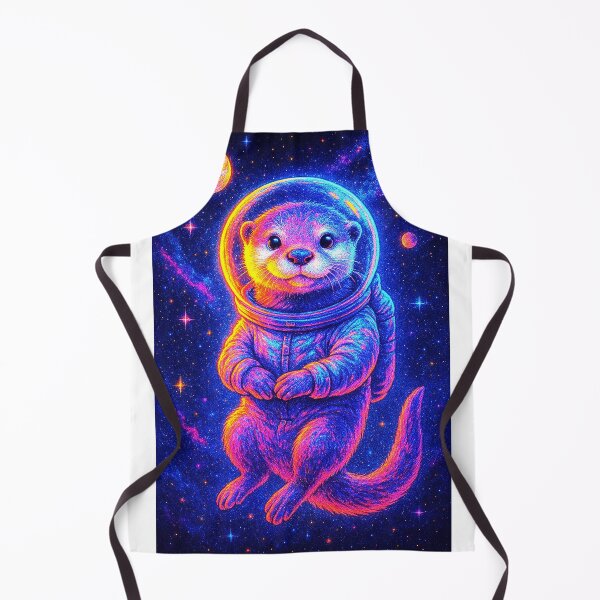 Item preview, Cosmic Otter Astronaut – Trippy Space Art designed and sold by Expl0rer.
