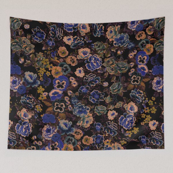Item preview, Embroidery Textured Floral Pattern  designed and sold by Burcu Korkmazyurek.
