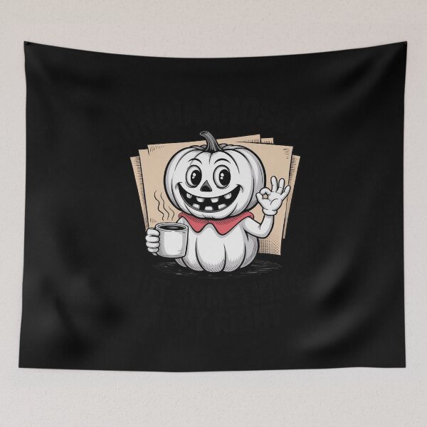 Item preview, Undiagnosed But Something Ain't Right Funny Halloween designed and sold by Sandrhaus.