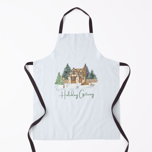 Item preview, Cozy Christmas Cabin Holiday Getaway Scene designed and sold by Inkworksbyshery.
