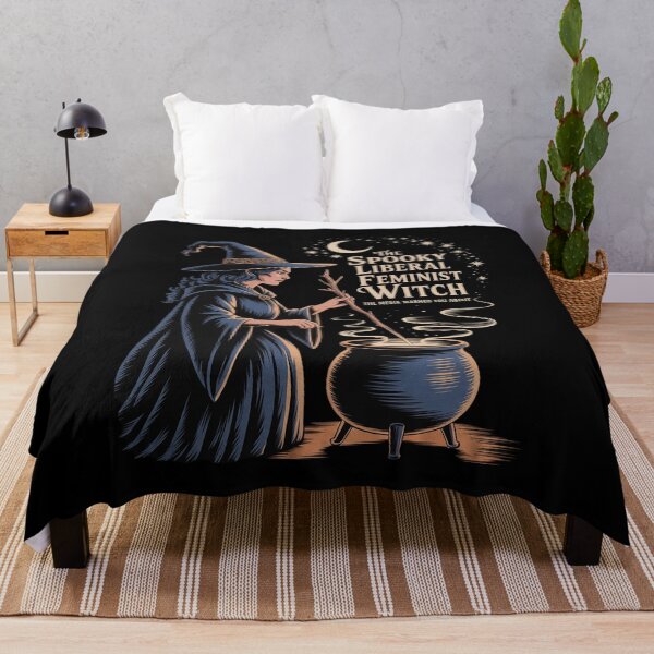 Item preview, The Spooky Liberal Feminist Witch The Media Warned You About designed and sold by BeetleMalon.