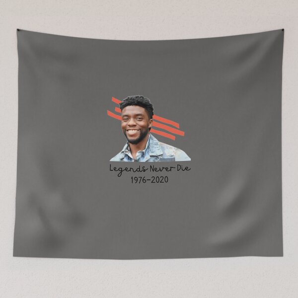 Item preview, LEGENDS-NEVER-DIE-CHADWICK-BOSEMAN-TRIBUTE-RIP designed and sold by AVABARRON.