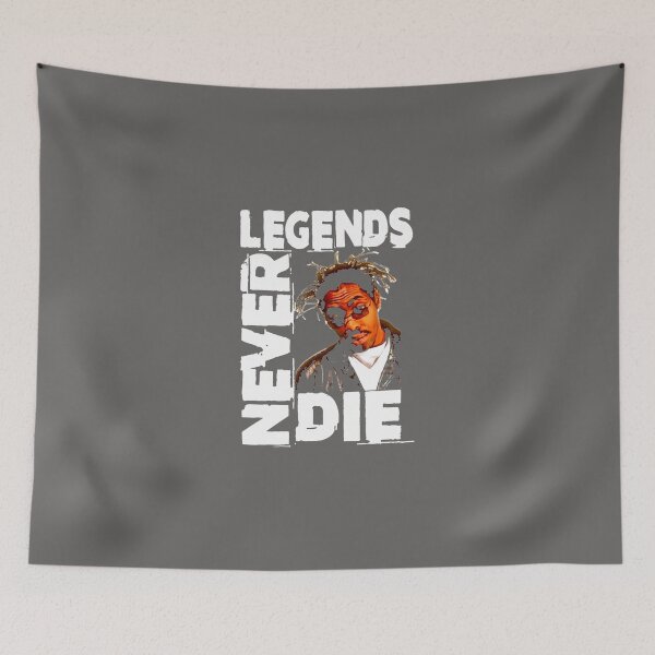 Item preview, LEGENDS-NEVER-DIE-RAPPER-REST-IN-PEACE designed and sold by AVABARRON.