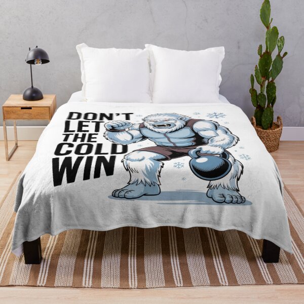 Item preview, Don’t Let the Cold Win | Yeti Personal Trainer Winter Fitness Gym Humor Design designed and sold by WSPrintCrafter.