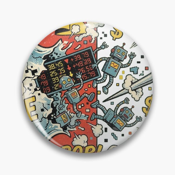 Item preview, The Great AI Bubble - Vintage Tech Satire designed and sold by NetrunnerZero.
