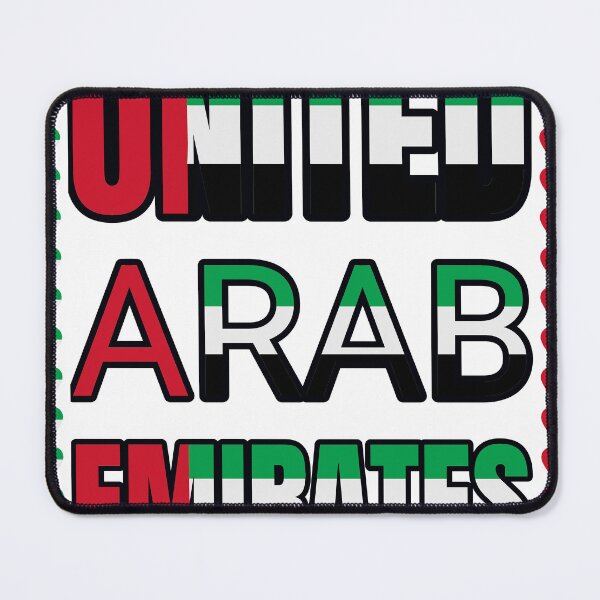 Item preview, United Arab Emirates Flag Letters And Hearts designed and sold by TheIconSmith.