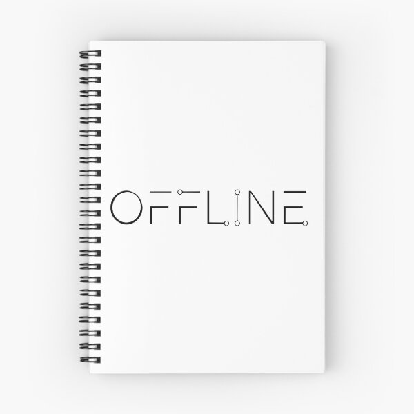Item preview, OFFLINE - Minimalist Tech Circuit Typography designed and sold by iwzzuel.
