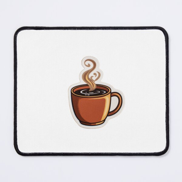 Item preview, Hot coffee mug sticker style designed and sold by SmileshareShop.
