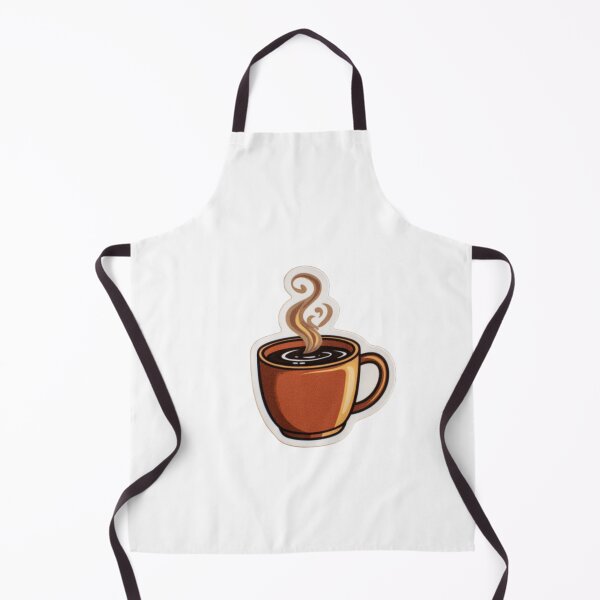 Item preview, Hot coffee mug sticker style designed and sold by SmileshareShop.