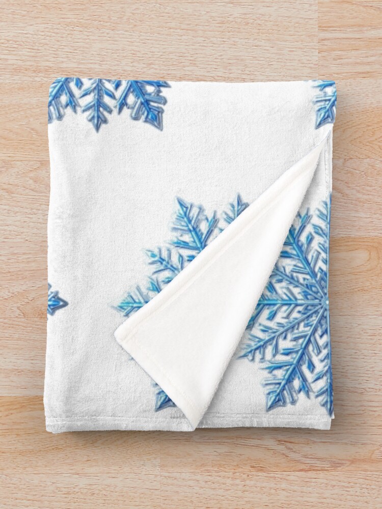 Thumbnail 3 of 6, Throw Blanket, Snowflake designed and sold by Horror03.