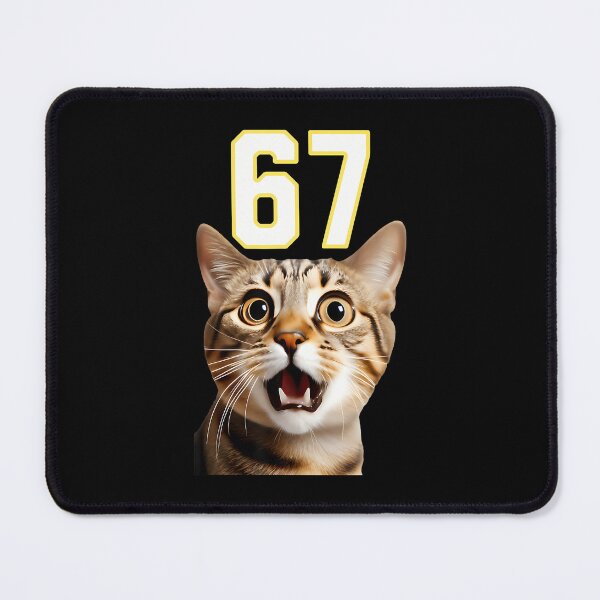 Item preview, 67 Cat Six Seven Funny Meme 6 7 designed and sold by MariaEdna1.