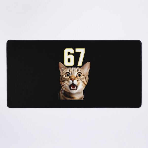 Item preview, 67 Cat Six Seven Funny Meme 6 7 designed and sold by MariaEdna1.