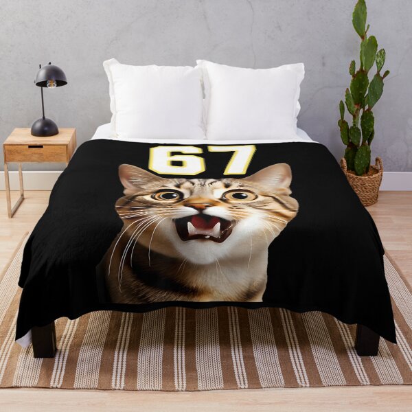 Item preview, 67 Cat Six Seven Funny Meme 6 7 designed and sold by MariaEdna1.