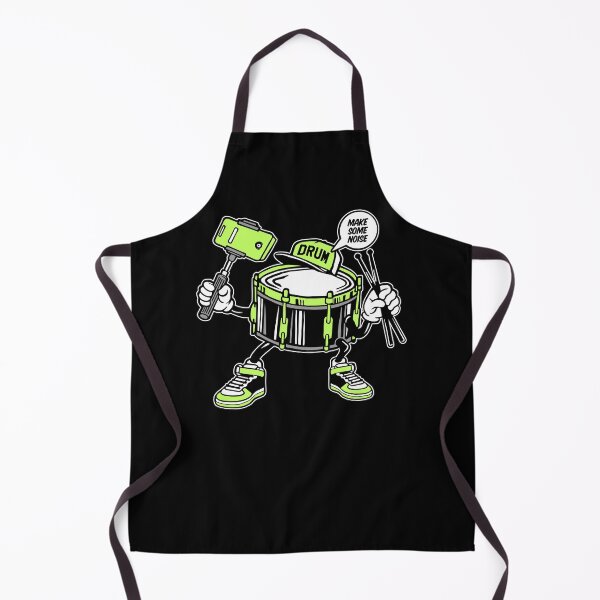 Item preview, Make Some Noise Drum Cartoon Character Rock N Roll designed and sold by MouseDeSigns.